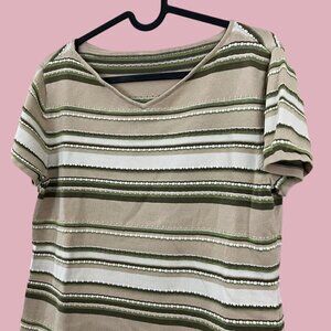 90s striped knit shirt